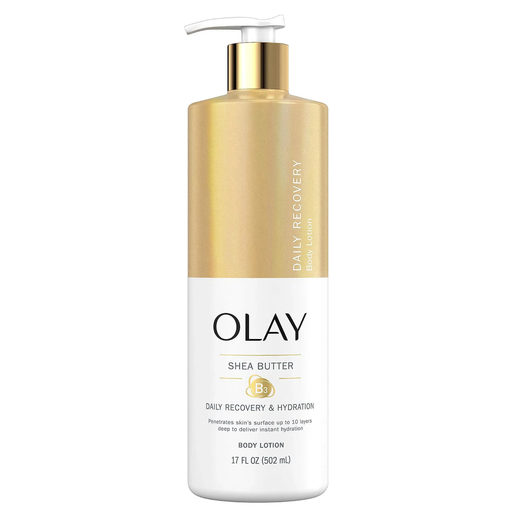 Olay, Daily Recovery & Hydration Body Lotion With Shea Butter, 17 Fl Oz
