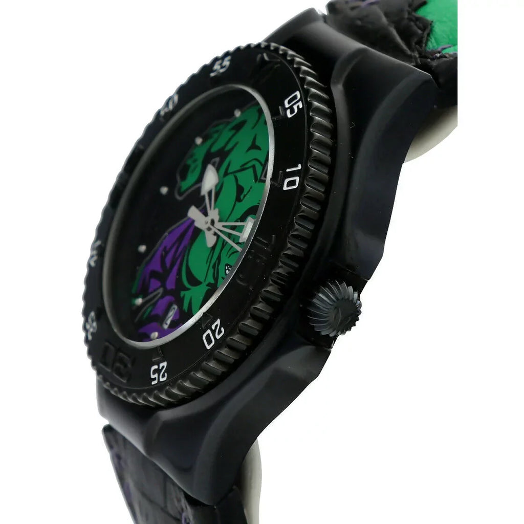 Technomarine Marvel Hulk MV3H08 PVD Plated Steel Leather Quartz Men's Watch