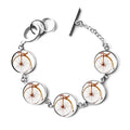 Old Fashioned Bicycle High Wheeler Britain Bracelet Chain Charm Bangle Jewelry
