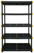Project Source Commander 48-in W x 20-in D x 72-in H 5-Tier Heavy Duty Plastic Utility in the Freestanding Shelving Units