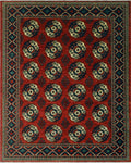 Aria Maysa Red/Blue Rug, 8'3" x 9'10"