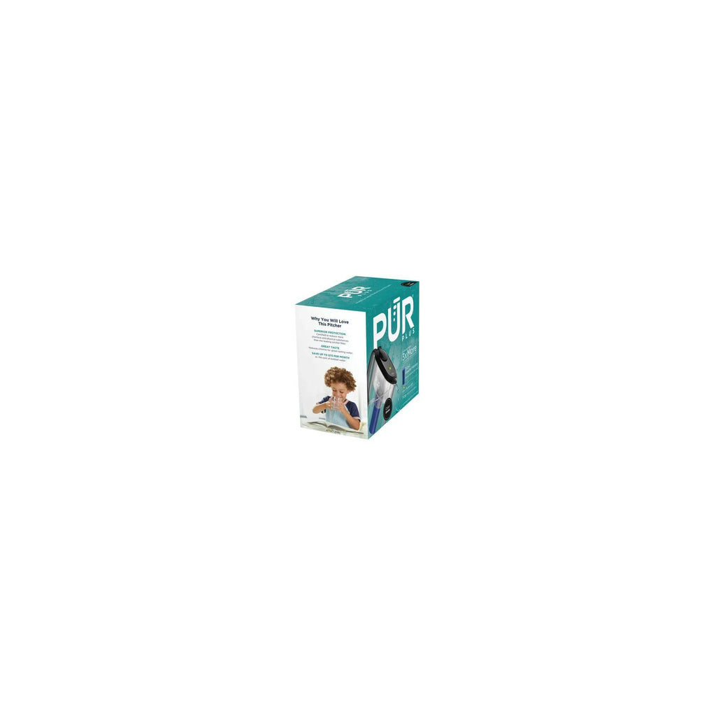 PLUS 11 Cup Water Pitcher Filtration System Smoke PPT110BA