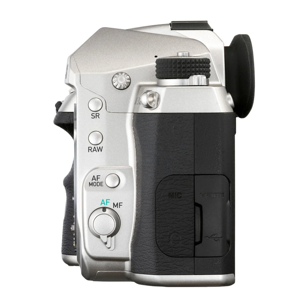 Pentax K-3 Mark III Camera Body (Silver) with 64 GB SD and Accessory Bundle