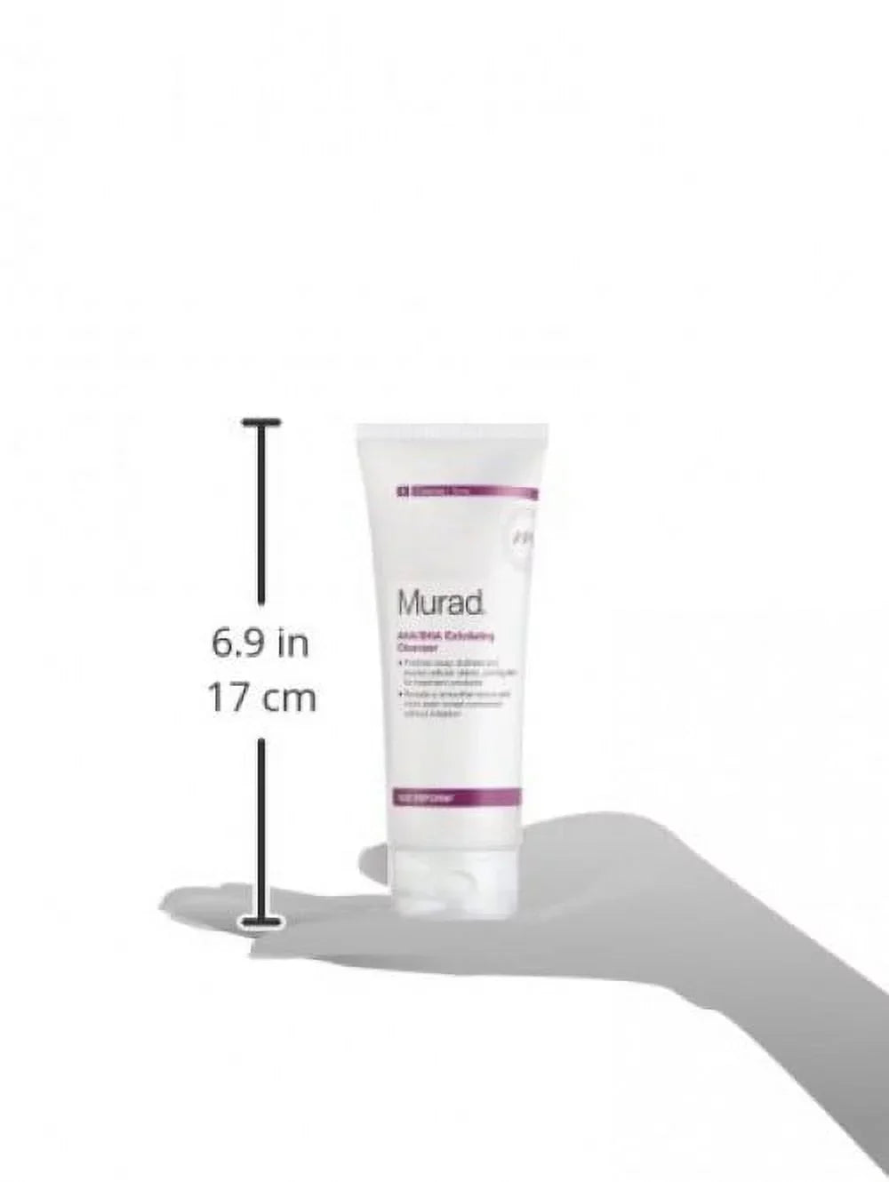 Murad Age Reform AHA/BHA Exfoliating Cleanser - (6.75 fl oz), An Intensive Face Cleanser with a Trio of Exfoliating Acids and Jojoba Skin-Polishing Beads to Reveal a Younger-Looking Complexion
