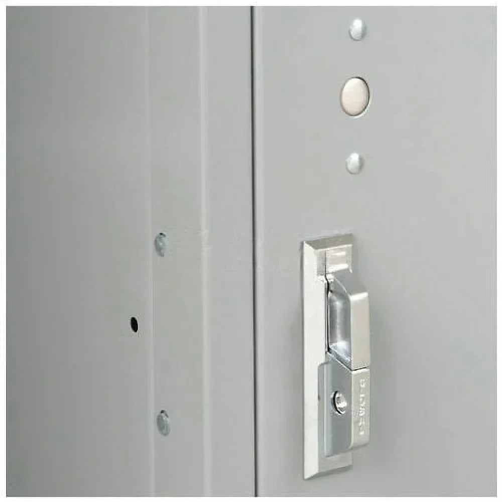 Global Industrial  12 x 12 x 60 in. Single Tier Paramount Locker with 1 Door Ready to Assemble, Gray