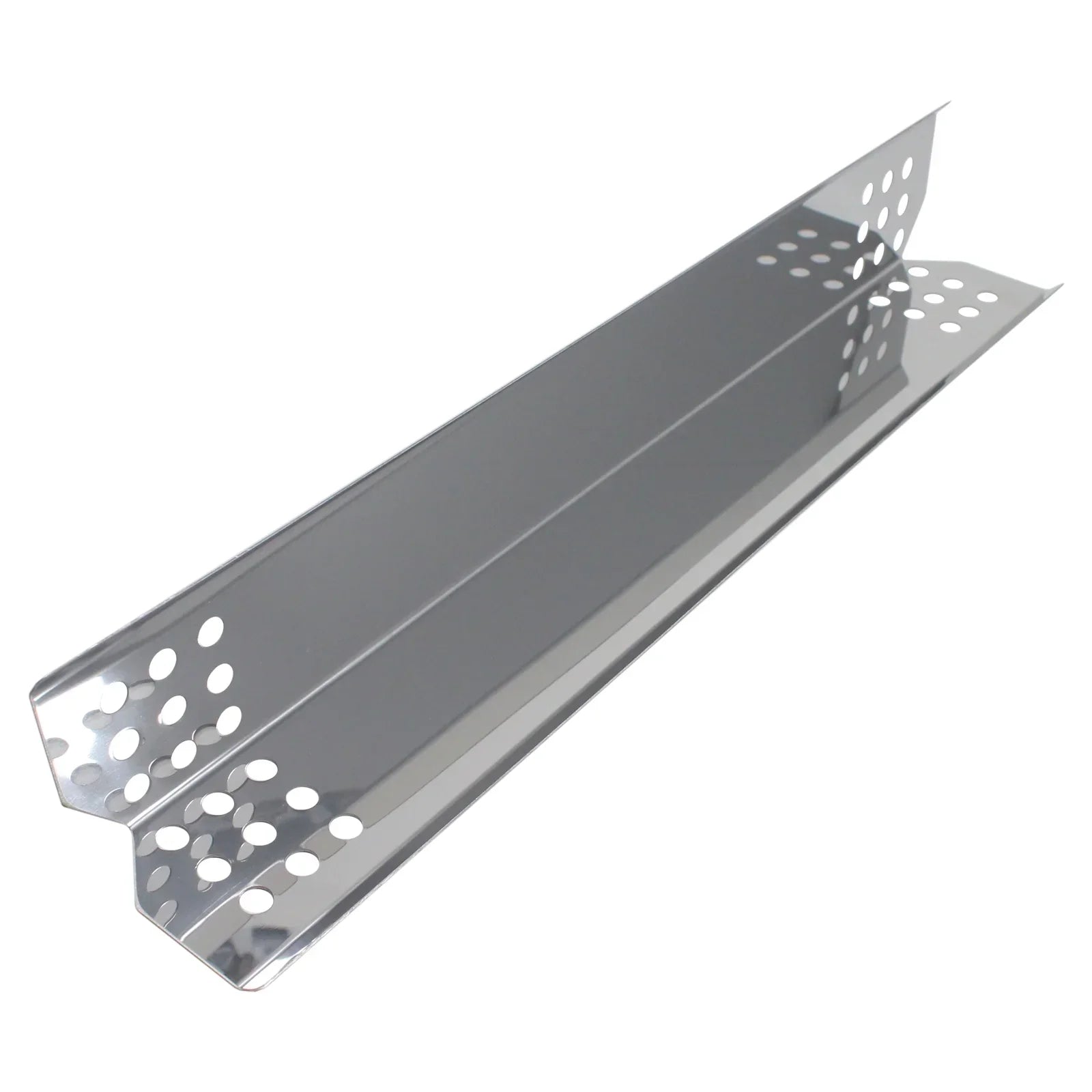 4-Pack BBQ Grill Heat Shield Plate Tent & Tube Burner Replacement Parts for Kitchenaid 720-0733 - Old - Compatible Barbeque Stainless Steel Flame Tamer, Flavorizer Bar 16 1/8" & Pipe Burners