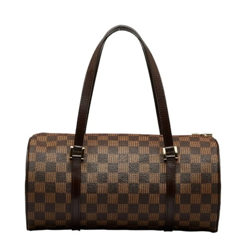 Pre-Owned Louis Vuitton Damier Ebene Papillon Handbag N51303 Brown PVC Leather Women's LOUIS VUITTON (Good)