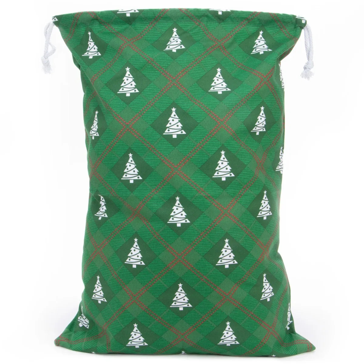 Reusable Christmas Gift Bag - Christmas Tree Giftwrap Design