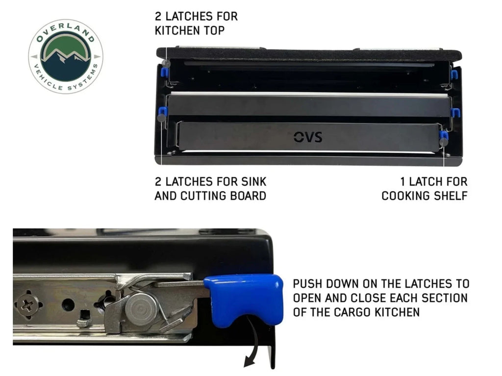 Overland Vehicle Systems 21010401 Cargo Box with Slide Out Drawer