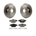 Transit Auto - Rear Disc Brake Rotors And Semi-Metallic Pads Kit For Mercedes-Benz C300 C250 C230 K8S-101917