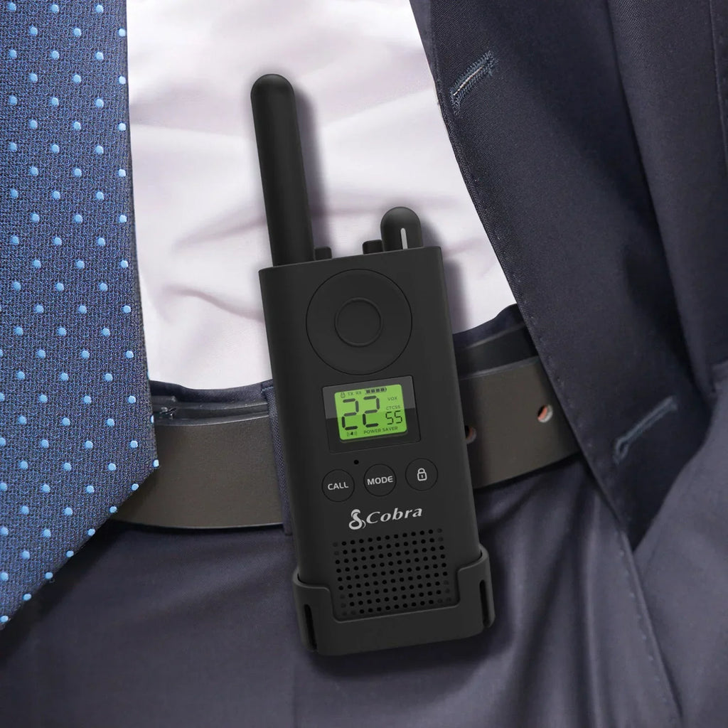 Cobra® MicroTALK CBA-PX880 Two-Way Radios, Black, Pack Of 2 Radios