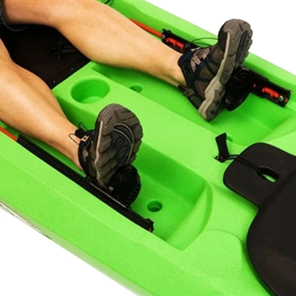 Adjustable Kayak Foot Braces Pedals & Tail Rudder Direction Steering, Kayak Rudder Kit for Kayaking, Canoe, Fishing Boat