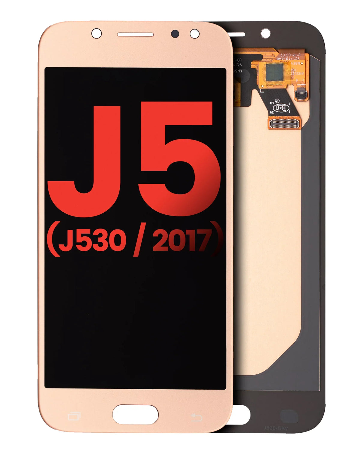 Replacement OLED Assembly Without Frame Compatible For Samsung Galaxy J5 / Pro / Duo (J530 / 2017) (Aftermarket Plus) (Gold)