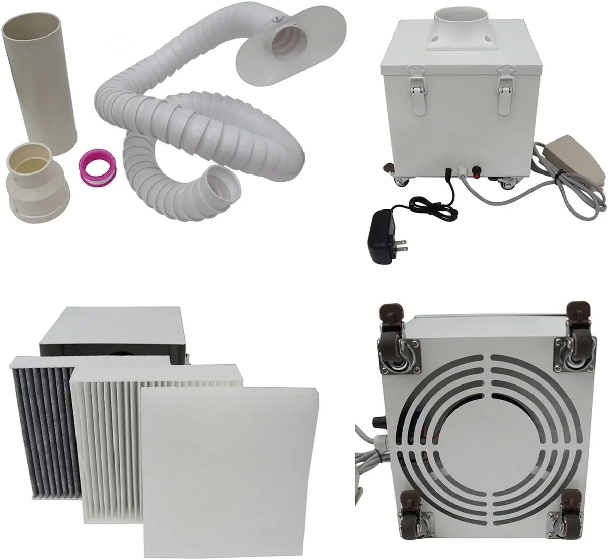 Dry Smoke Purifier Portable Welding Fume Extractor Welding Smoke Purifier with Foot Switch 12V