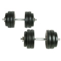 moobody 18 Piece Dumbbell Set 66.1 lb Weightlifting and Strength Training for Home Gym