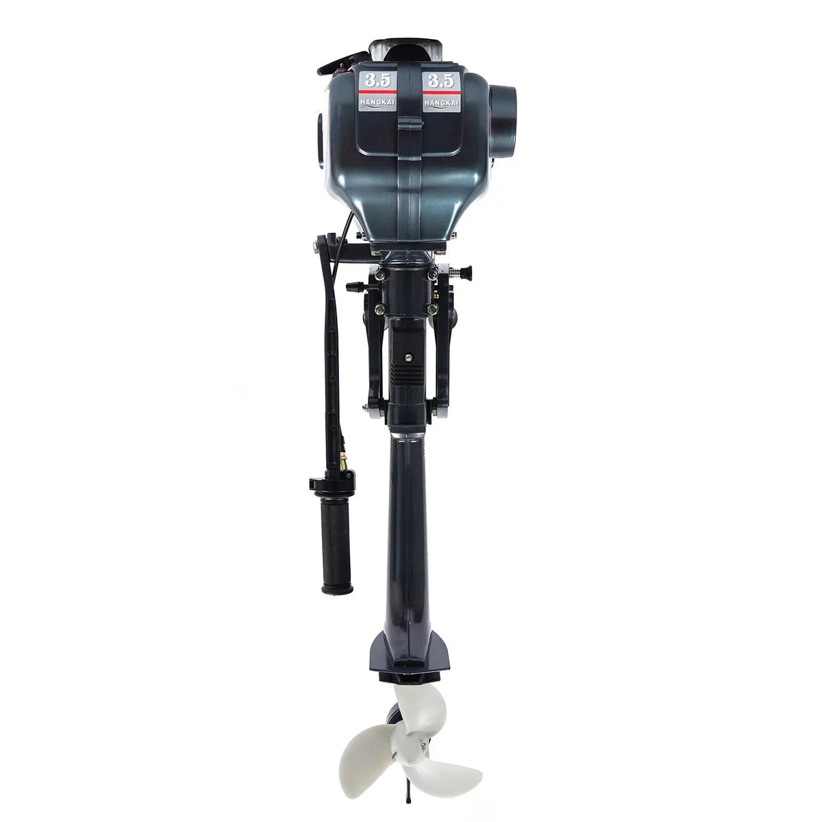 2-Stroke 3.5HP Outboard Motor Fishing Boat Petrol Engine CDI System 10 Km / H