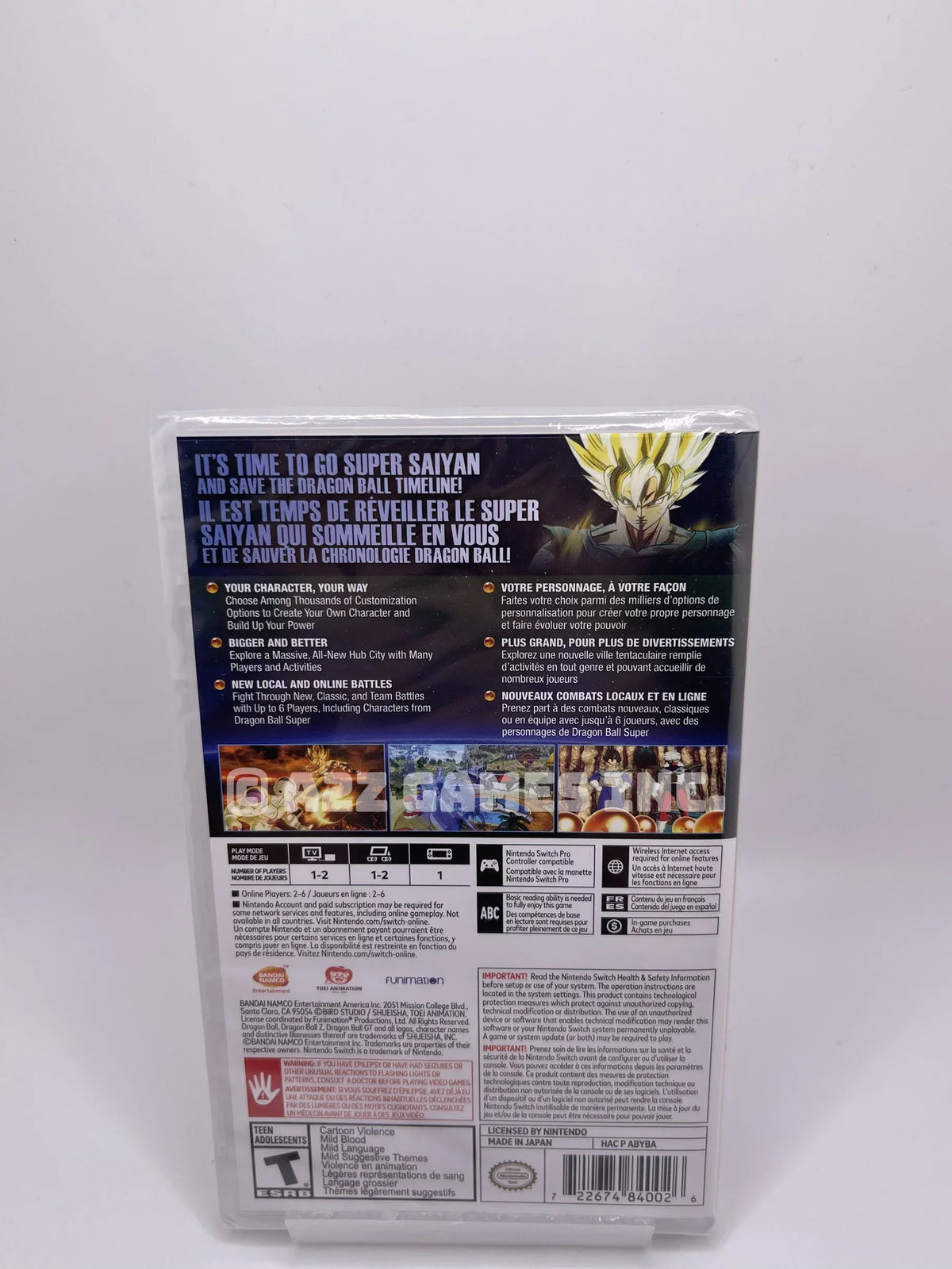 Dragon Ball Xenoverse 2 Nintendo Switch UK IMPORT
