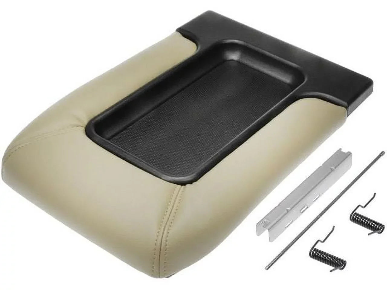 Console Lid - Tan - Compatible with 2001 - 2006 Chevy Silverado 1500 with Split Bench Seat 2002 2003 2004 2005