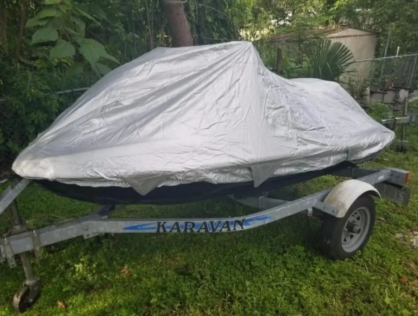 UV Reflective, Travel, Storage and Mooring Watercraft PWC Jet Ski Cover for Yamaha V1 2015 2016