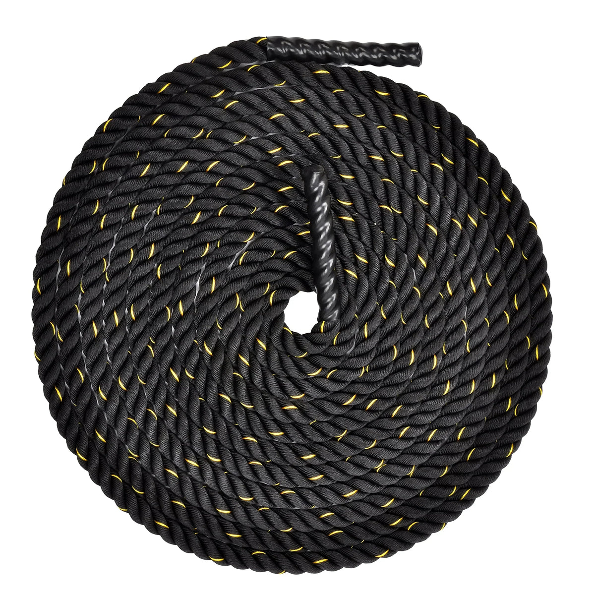 BalanceFrom Battle Rope 2 Inch Diameter Poly Dacron 40 FT Length, Heavy Ropes for Home Gym and Workout