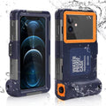 UrbanX Professional [15m/50ft] Swimming Diving Surfing Snorkeling Photo Video Waterproof Protective Case Underwater Housing for Micromax Bolt Selfie Q424 And all Phones Up to 6.9 Inch LCD with Lanyard