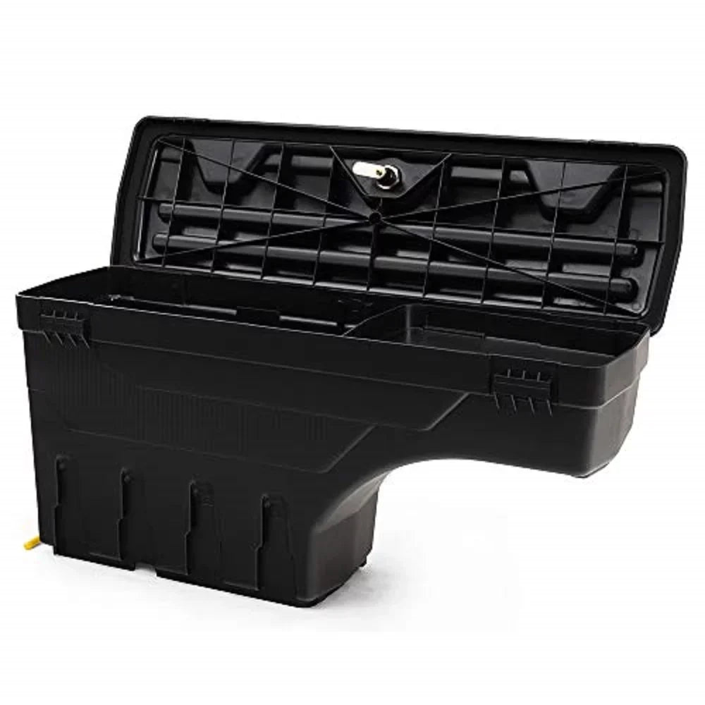 PIT66 Truck Bed Storage Box Toolbox Driver Left Side LH Fit for Toyota Tacoma 2005-2020 Black