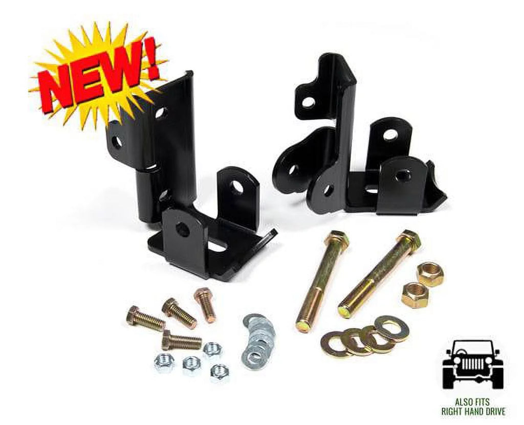 JKS Manufacturing Jeep Wrangler JK Shock Relocation Kit - Rear