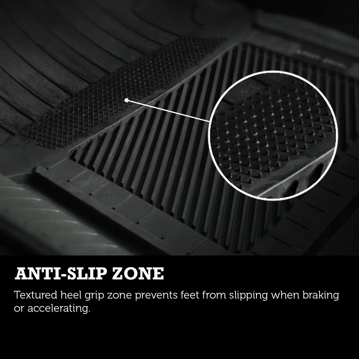 PantsSaver Custom Fit Automotive Floor Mats for Dodge Grand Caravan 2021 All Weather Protection for Cars, Trucks, SUV, Van, Heavy Duty Total Protection Black
