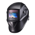 TACKLIFE Welding Helmet Solar Power Auto Darkening, Optical Class (1/1/1/1), Full Shade Range 3/4-8/9-13, 6Pcs Replacement Lenses, Grinding Feature for TIG MIG MMA Plasma - PAH04D NEW