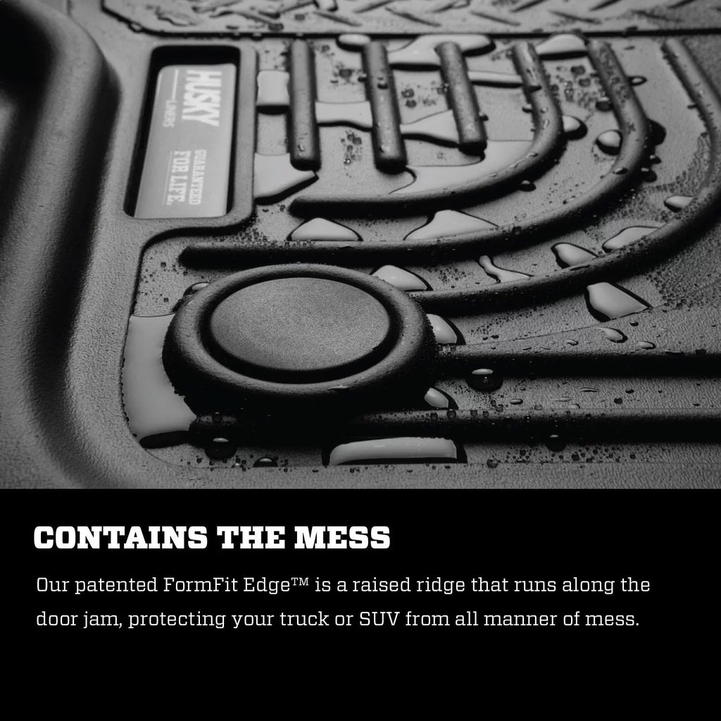 Husky by RealTruck Weatherbeater Front Seat & 2nd Row Floor Mats for Subaru Forester, Specific, HL-95891