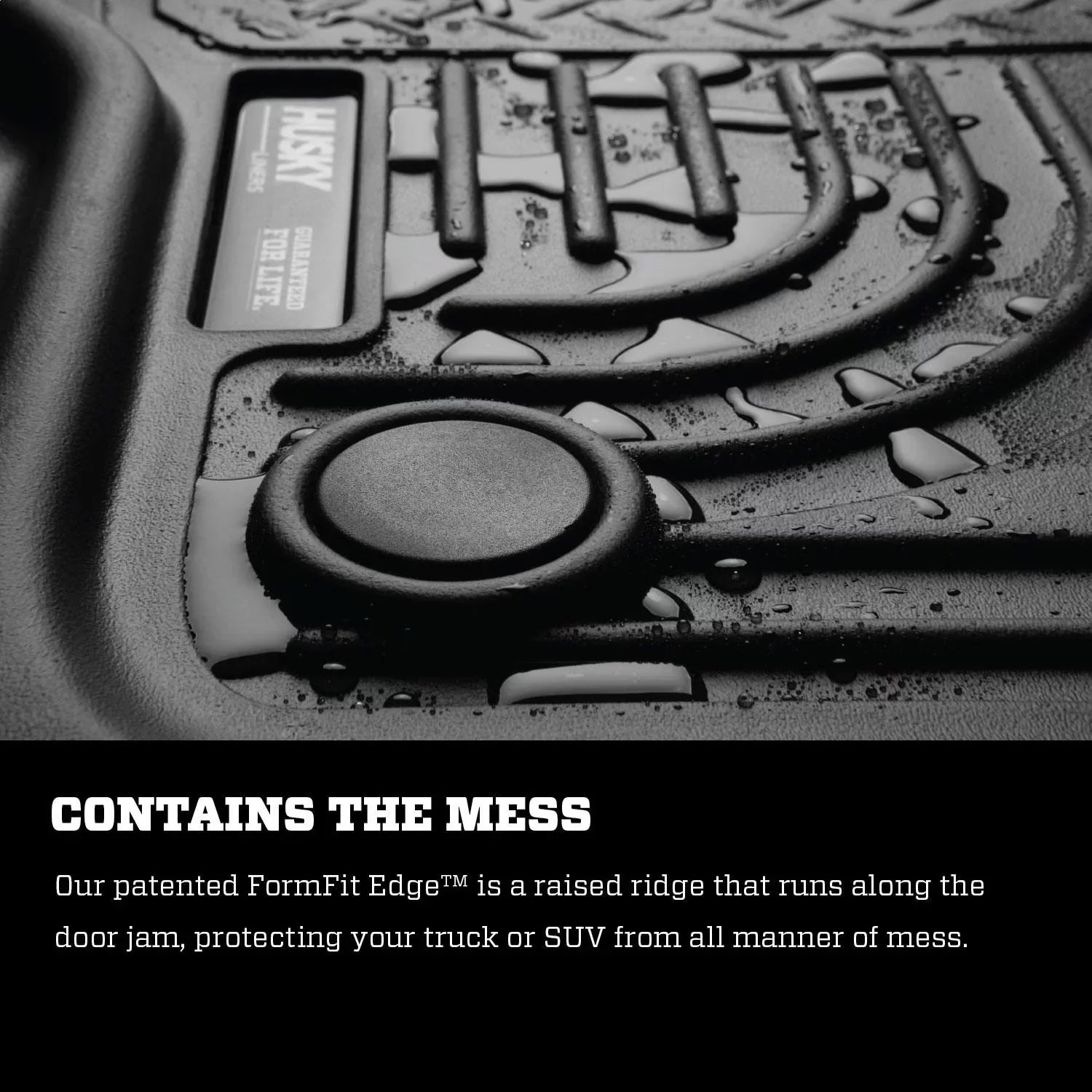 Husky by RealTruck Weatherbeater Front Seat & 2nd Row Floor Mats for Subaru Forester, Specific, HL-95891