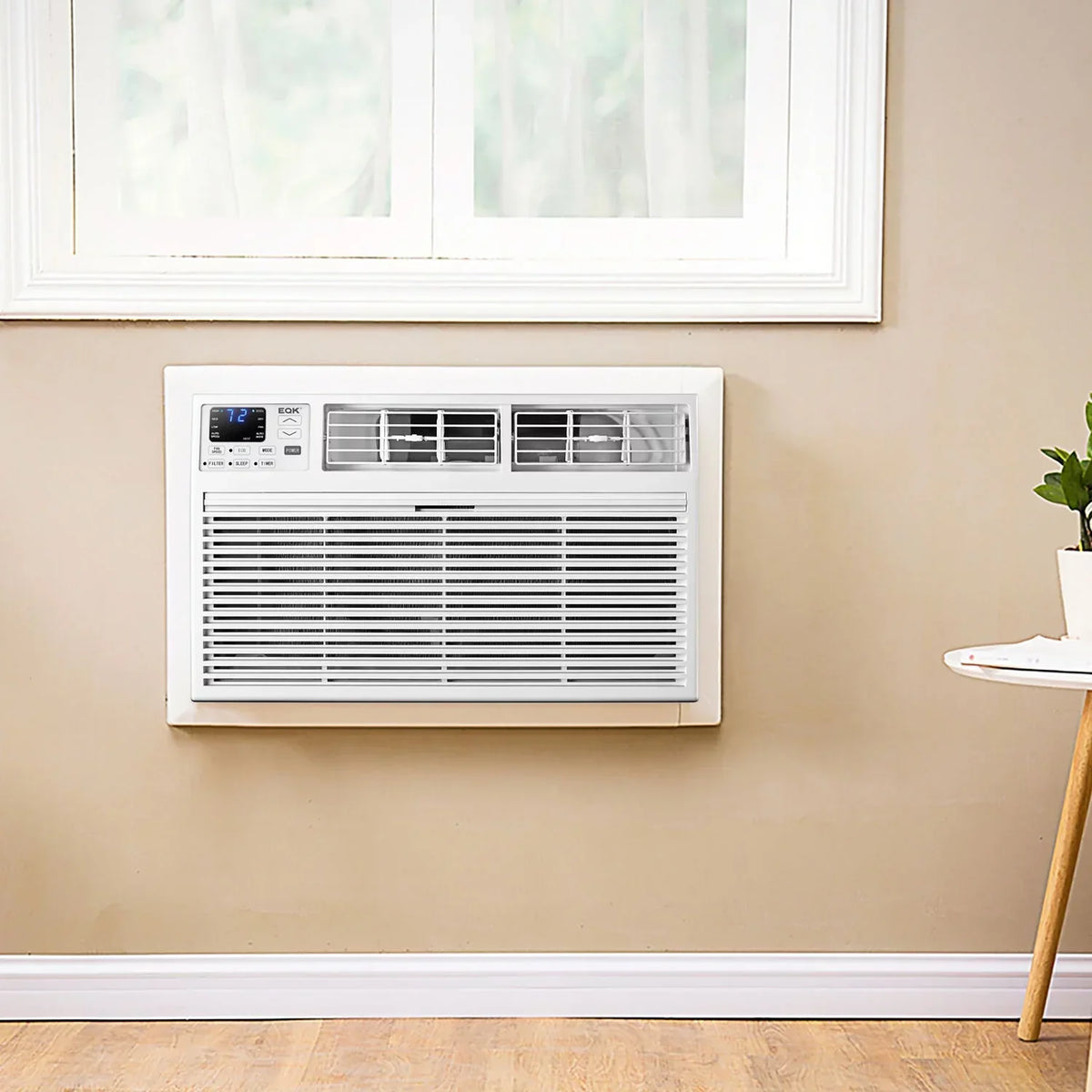 Emerson Quiet Kool 8,000 BTU 115-Volt Through-the-Wall Air Conditioner with Remote, White