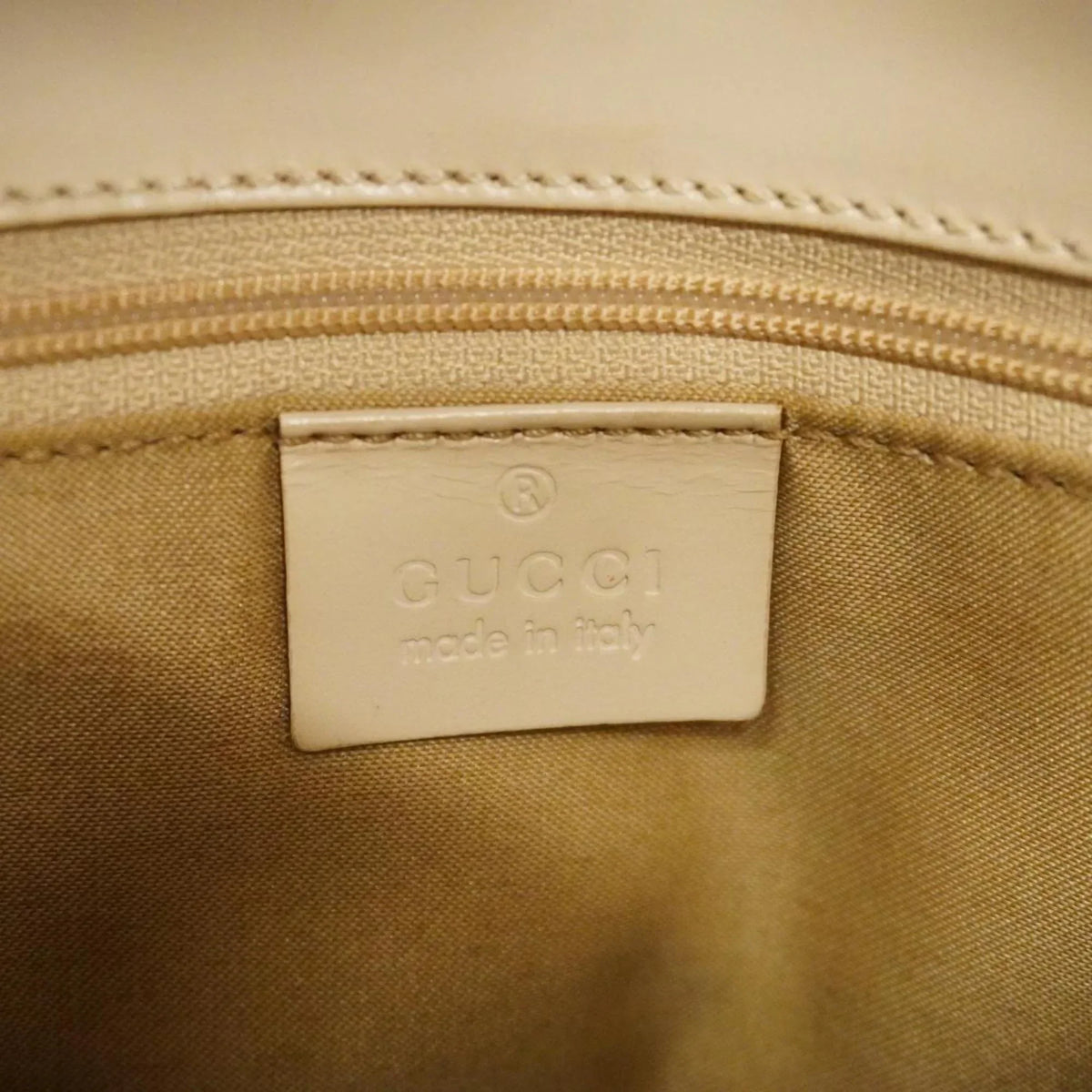 Pre-Owned Gucci Handbag GG Canvas 002 1079 Leather Ivory Women's (Good)