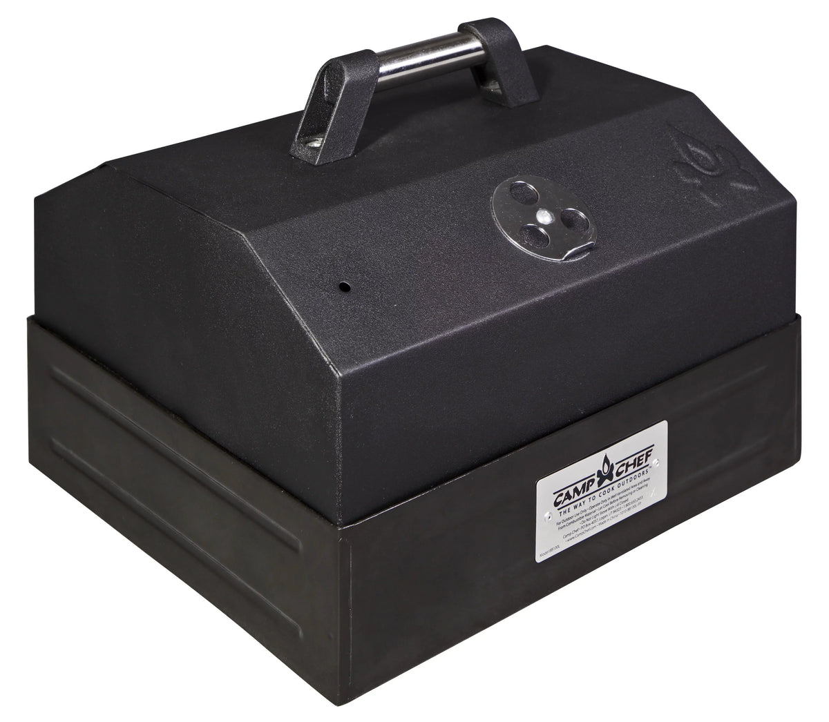 Camp Chef BBQ Grill Box with Lid, BB100L, 14 x 16 Inch True Seasoned Cast Iron Grill Grates