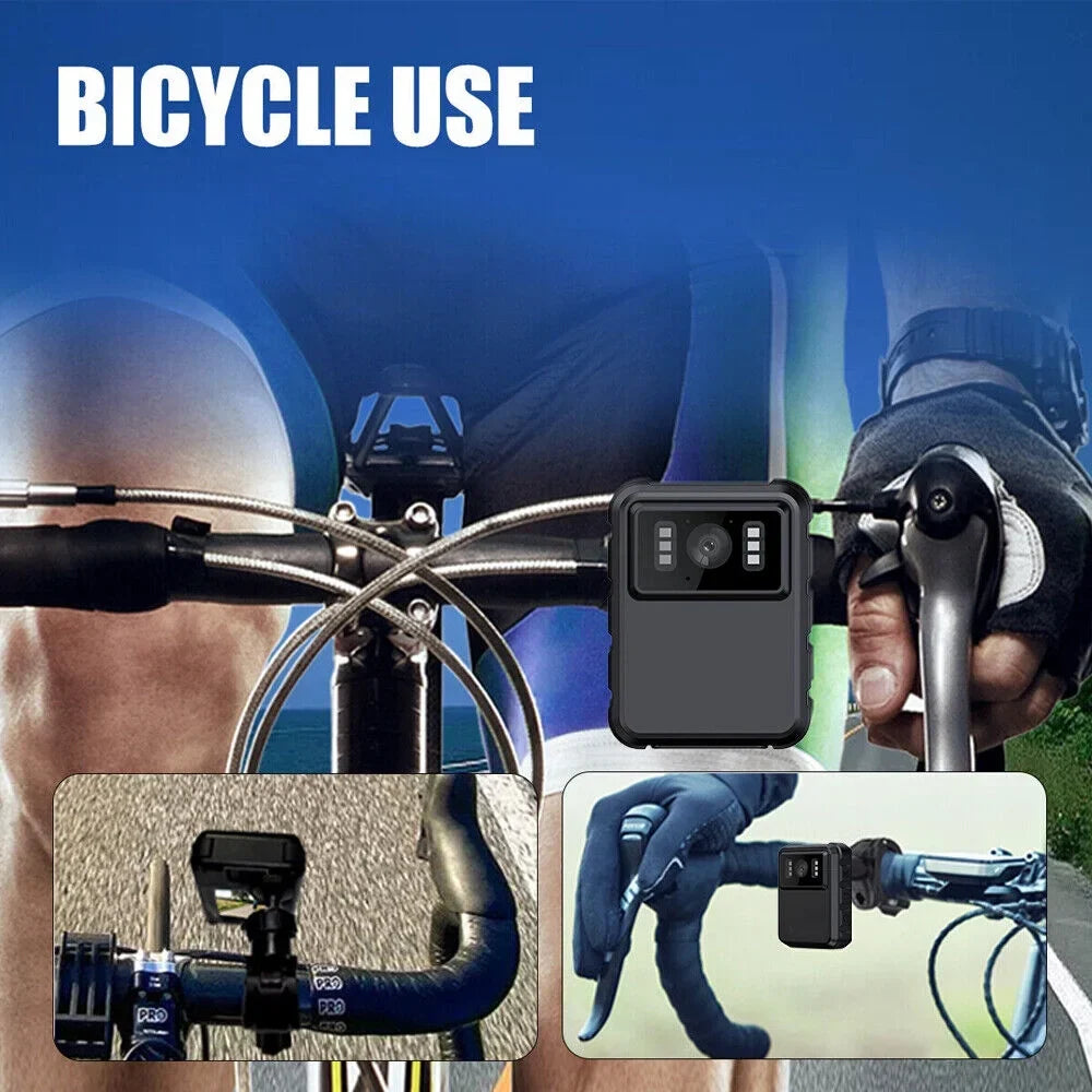 JahyShow Night Vision Body Camera - Mini Camcorder with 1080P Audio Video DVR and WiFi Connectivity