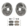 Transit Auto - Rear Disc Brake Rotors And Ceramic Pads Kit For Dodge Grand Caravan Chrysler Town & Country Journey Volkswagen Routan Ram C/V K8A-100736