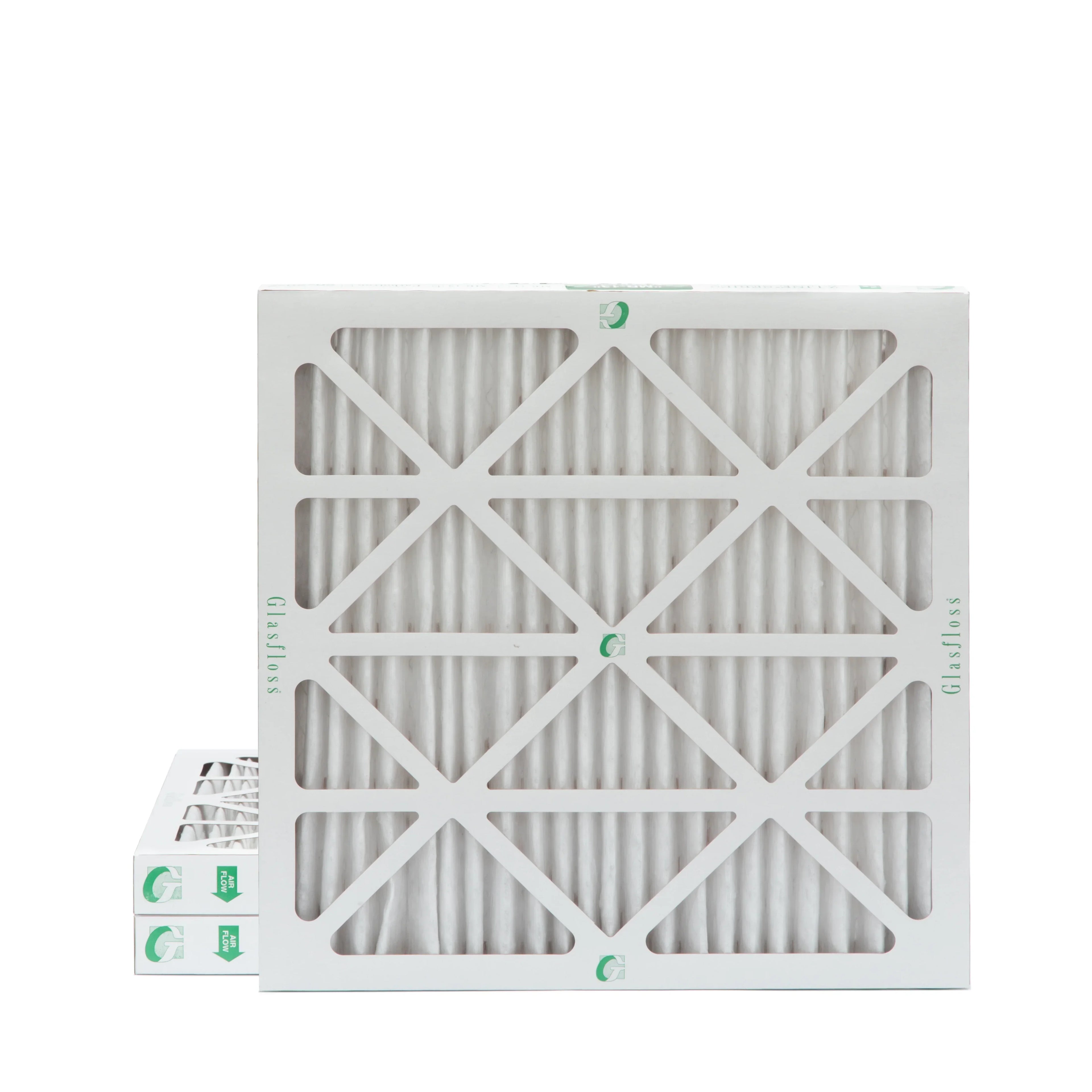 3 Pack of 12x12x2 MERV 13 Pleated 2" Inch Air Filters by Glasfloss. Actual Size: 11-1/2 x 11-1/2 x 1-3/4