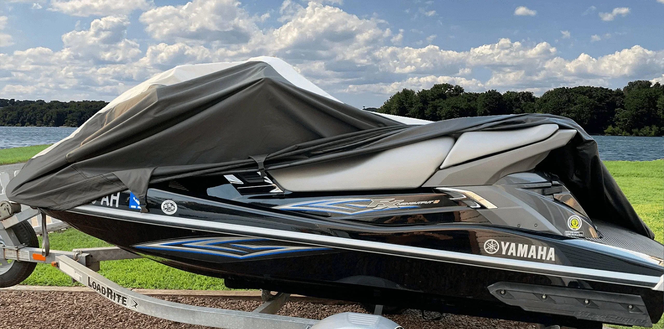 SUPER HEAVY-DUTY PWC 600D JET SKI Cover Compatible for Kawasaki STX 750 / JT750 1994-1998