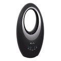 Livepure Bladeless Auto-Duster Fan, Oscillating Fan with Filter, Cooling Air Circulator- Graphite