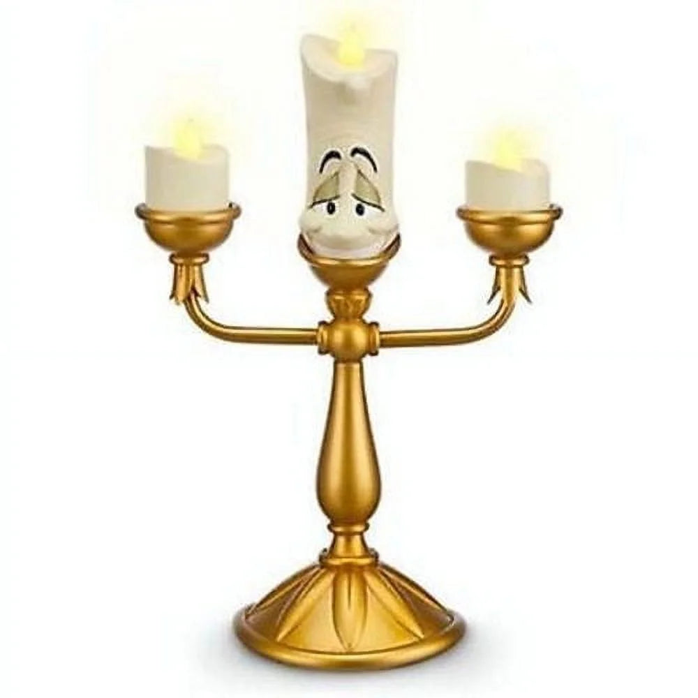 disney parks beauty and the beast lumiere light up candelabra new with box