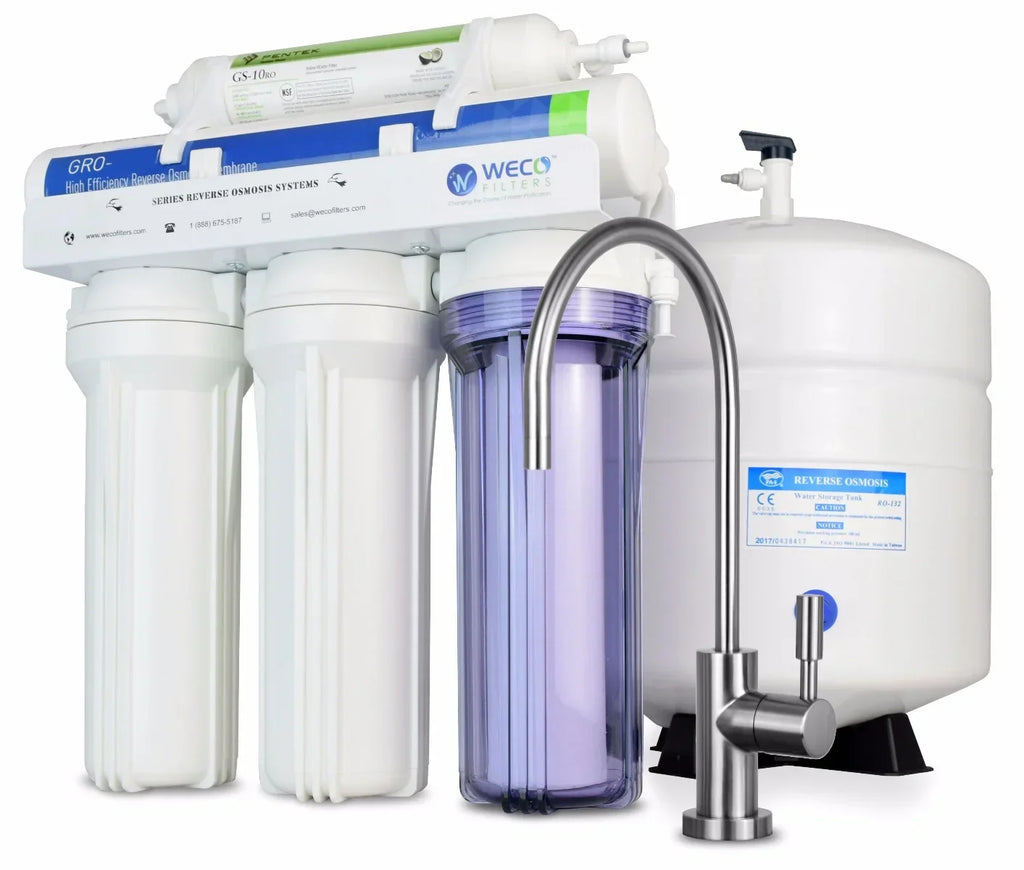 WECO VGRO-36 High Efficiency Reverse Osmosis Drinking Water Filtration System