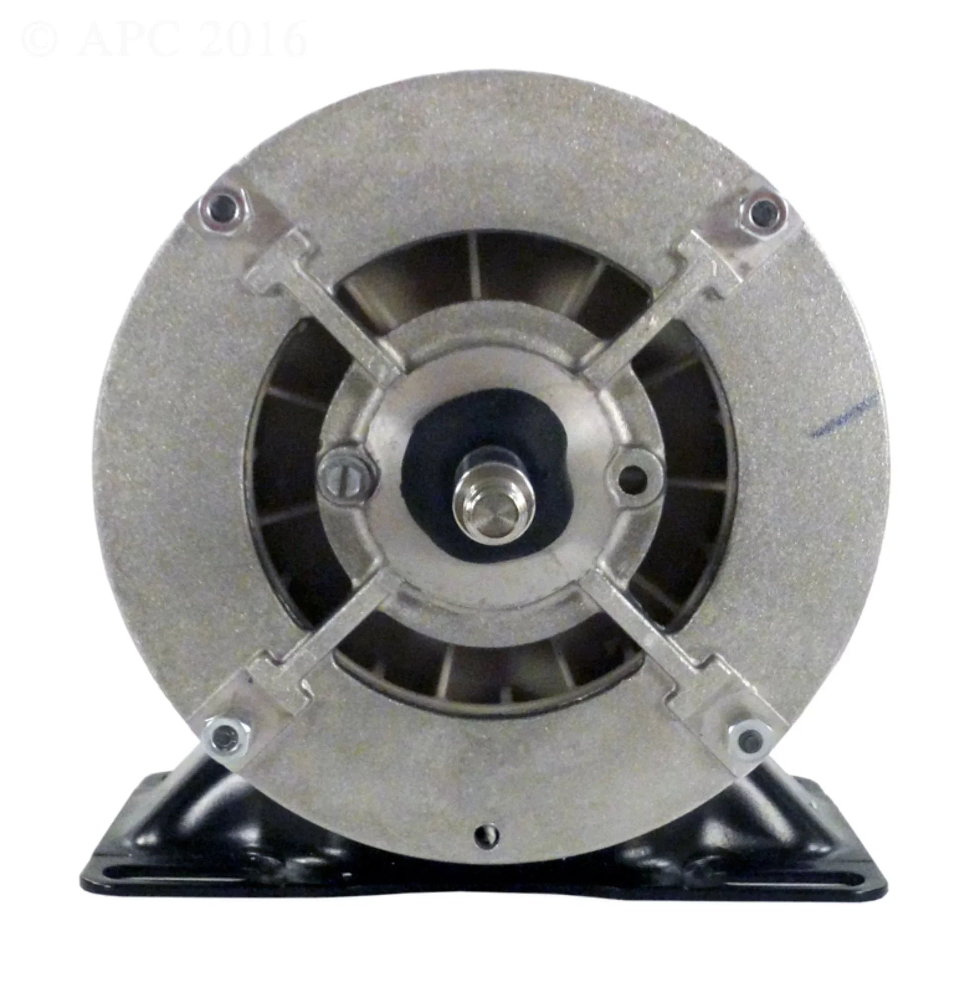 The Pool Supply Shop 0.5 HP Black and Silver Single Speed Round Flange Pool Motor