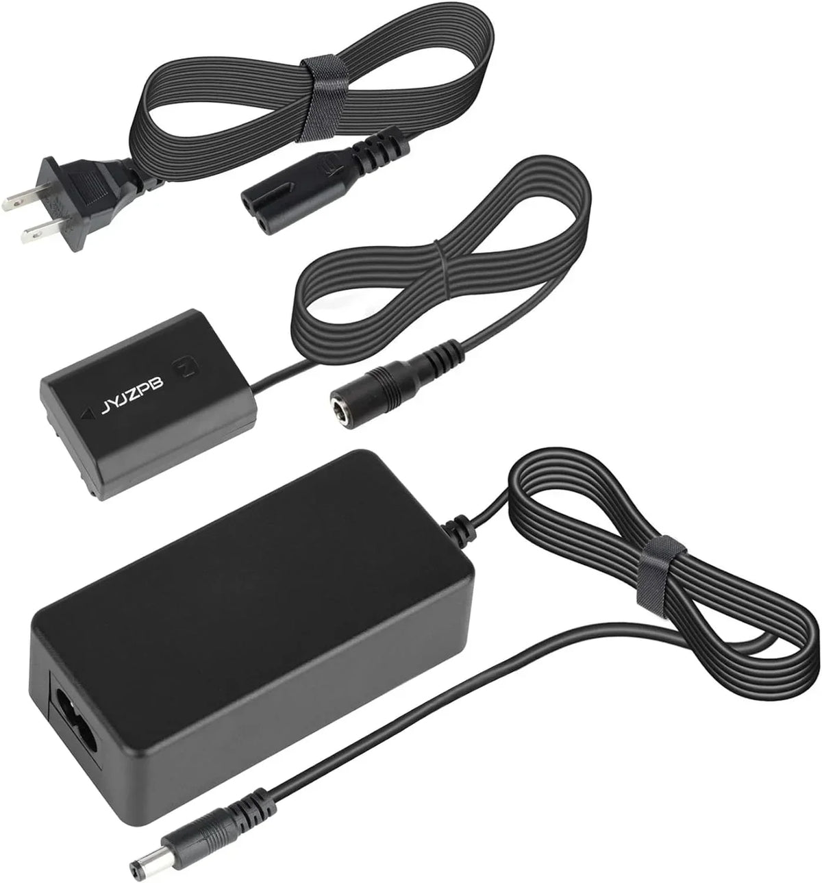 JYJZPB NP-FZ100 Dummy y AC Power Adapter Fit for Sony A7III A7IV Alpha 1 A7C FX3 FX30 A7R3 A7R III A7R V A7R IV