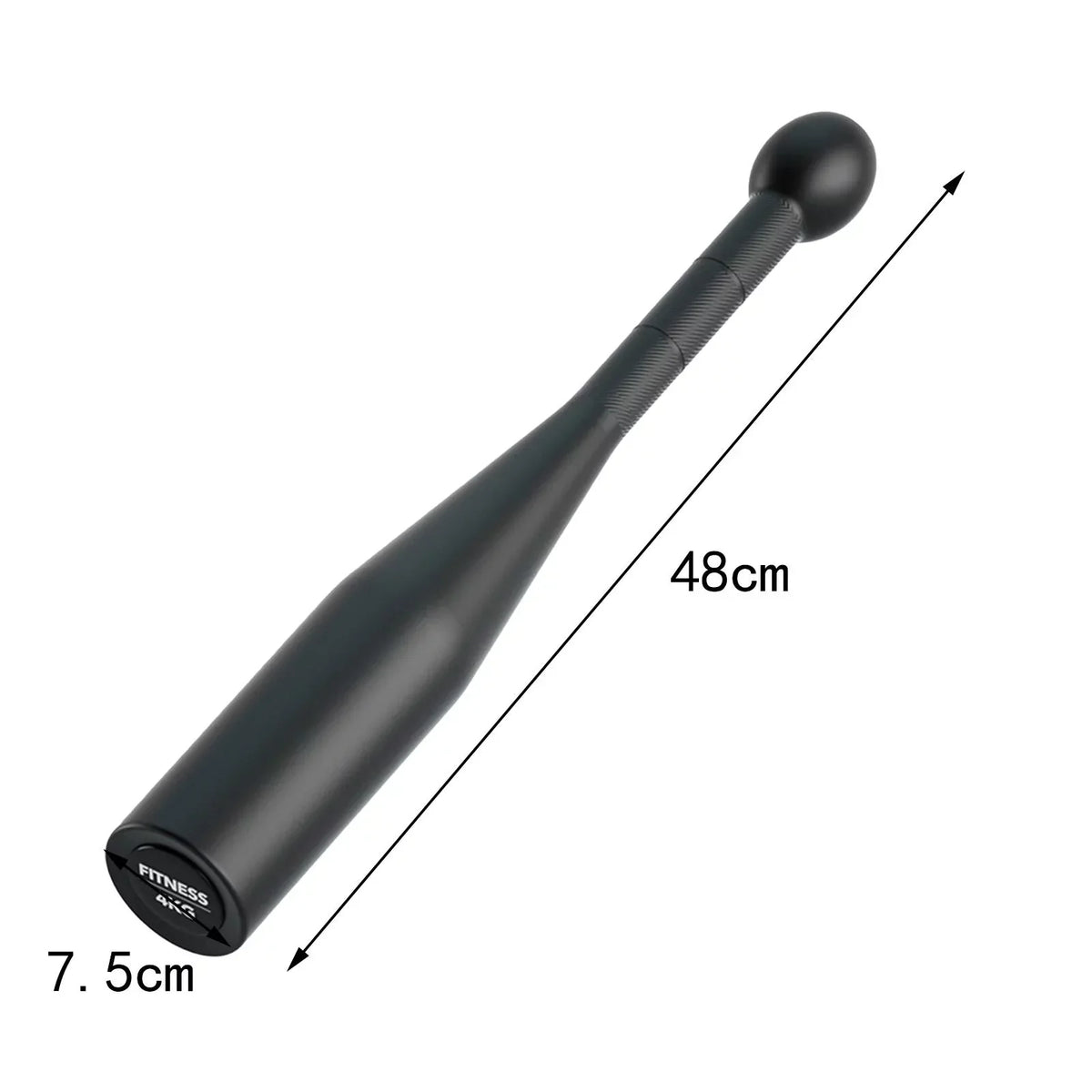 Strength Macebell 2kg 48cm Weighted Club Bar Full Body Workout Shoulder Strength Warming up Exercise Club Bells