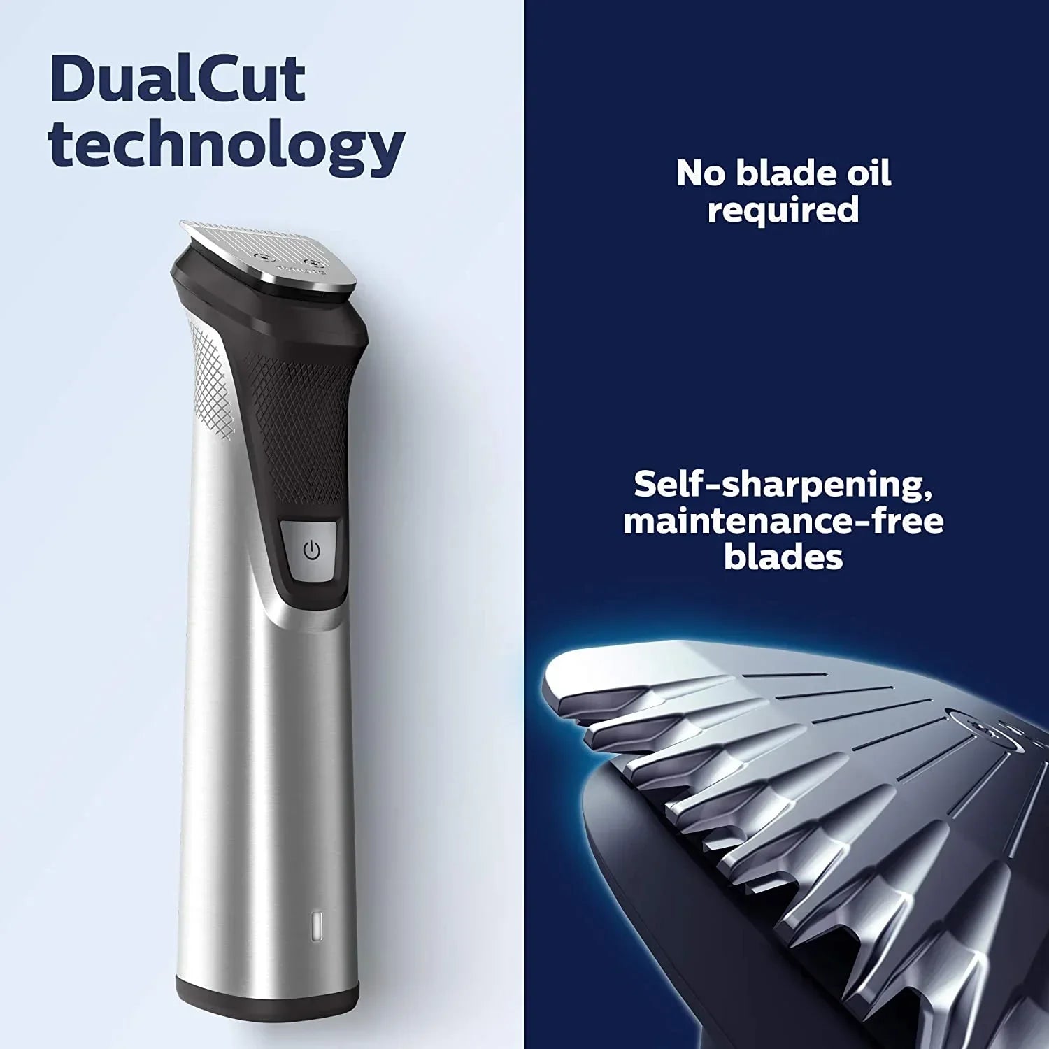 Philips Norelco Multigroom Mens Grooming Kit, Trimmer for Beard, Head, Body MG7750/49