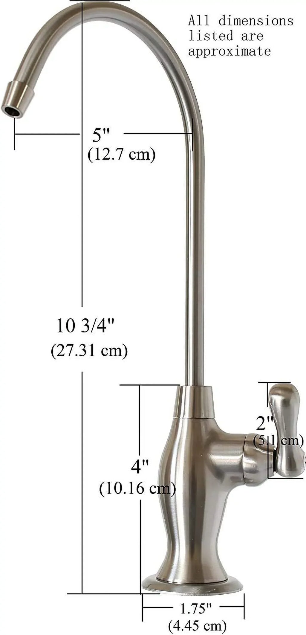 Metpure Water Filtration Faucet Rose Gold Vase Style Non Air Gap Reverse Osmosis Drinking Water Dispenser With Faucet Wrench