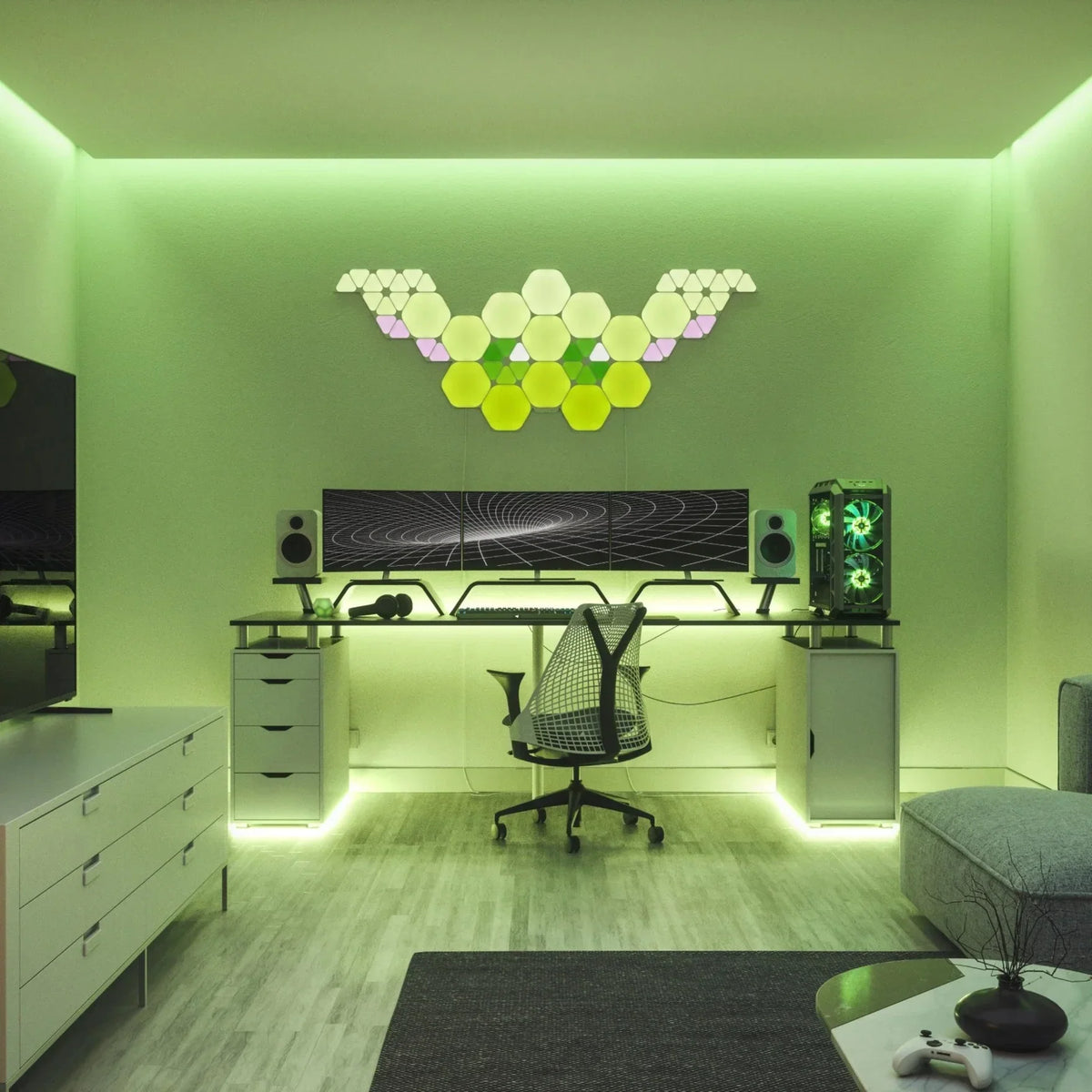 Hexagon Light Panels - Smarter Kit - 7 Panels