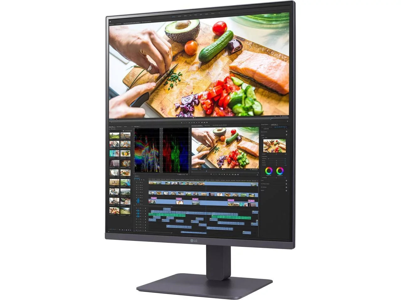 LG 28" (27.6" Viewable) 60 Hz Nano IPS SDQHD DualUp Monitor with USB Type-C 5ms (GtG at Faster) 2560 x 2880 Flat Panel 28MQ750-C